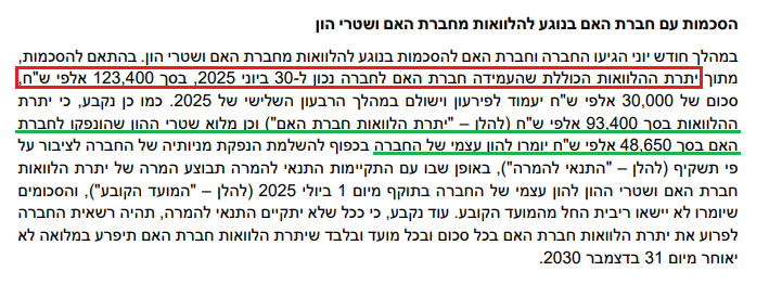 מיכפל - המרת הלוואות חברת האם להון